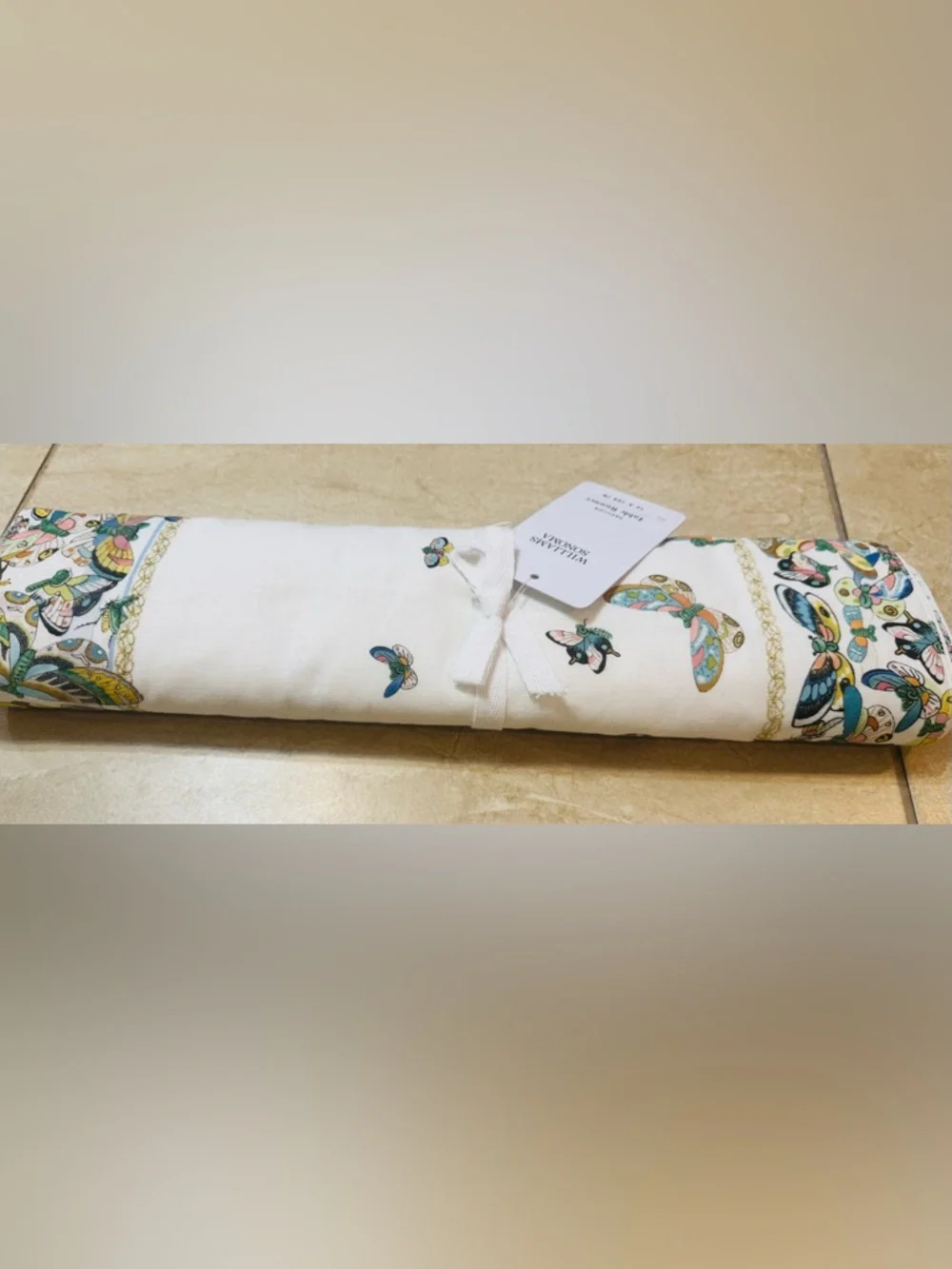 Williams Sonoma Papillon Table Runner